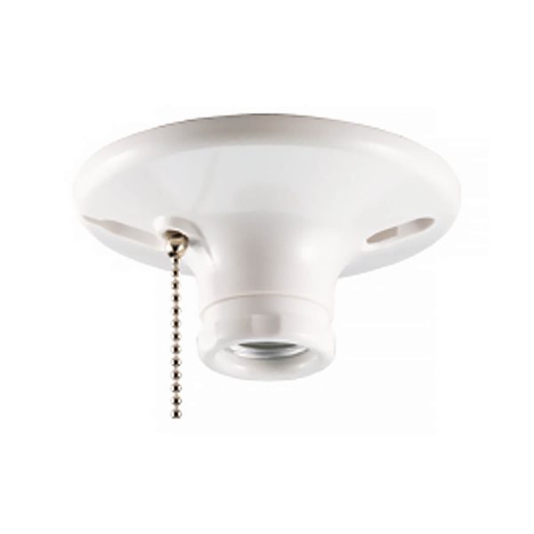 Pull Chain Lamp Holder Plastic 50-1100