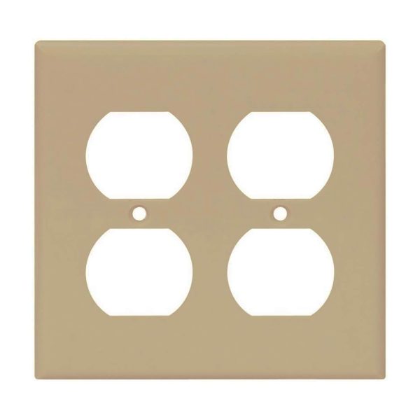 Wall Plate Duplex 2 Gang 50-2006