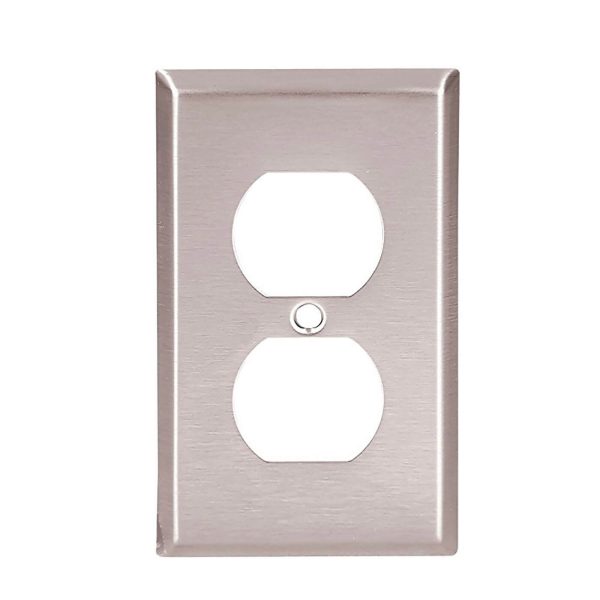 Wall Plate Stainless Steel 1 Gang 51-1511