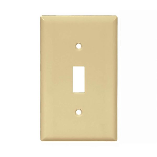 Toggle Wall Plate Standard Size 1 Gang 50-2014I