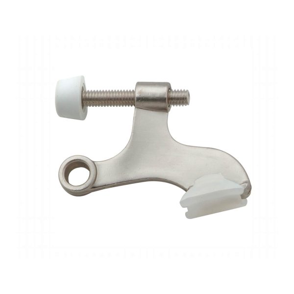 Wide Angle Hinge Pin Door Stop Silver 70-4055S