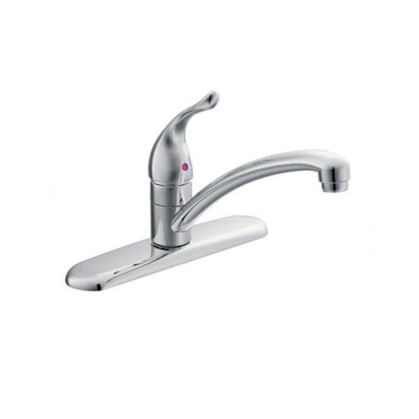 Chateau Chrome One-Handle Low Arc Kitchen Faucet 24-67125