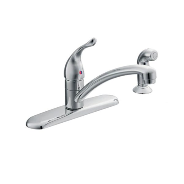 Chateau Chrome One-Handle Low Arc Kitchen Faucet 24-67430