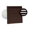 Brown Vent Hood with Screen Plastic 4 76-0011MS copy