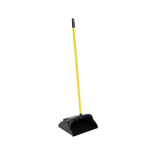 Lobby Dust Pan Black Long Handle W2600