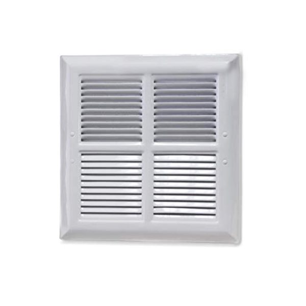 White Fan Cover 8 x 9 Metal Painted B60-A